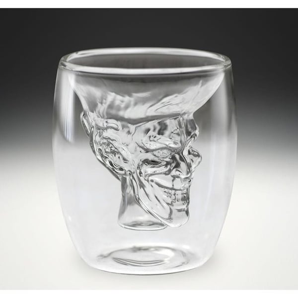 3D-glas - Pyramid International - Joker - Volym 28cl - Grön färg - Rund form