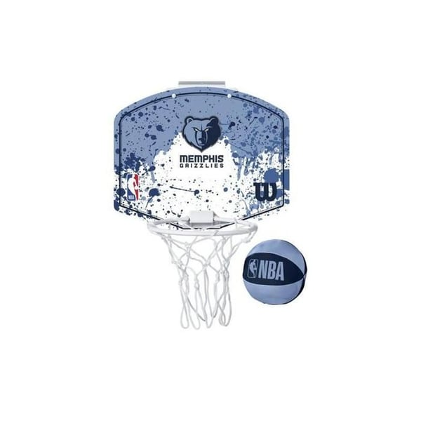 Mini basket NBA - WILSON - Memphis Grizzlies - Blå - En storlek - Lätt att montera