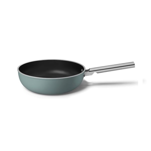 Smeg Wokpanna 30cm matt smaragdgrön - WOF3002EGM