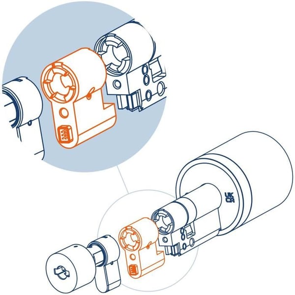 Netatmo dörrlås förlängning 50mm