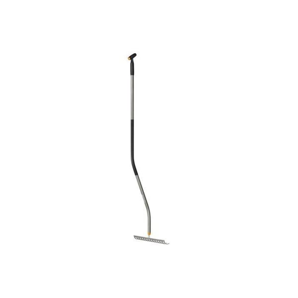 Ergonomisk metallkratta - FISKARS - Böjd handtag - Robust stål - Ergonomisk design - Hög hållbarhet