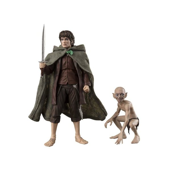 Actionfigur - TAMASHII NATIONS - Frodo Baggins & Gollum - PVC, ABS, Tyg - 120 mm