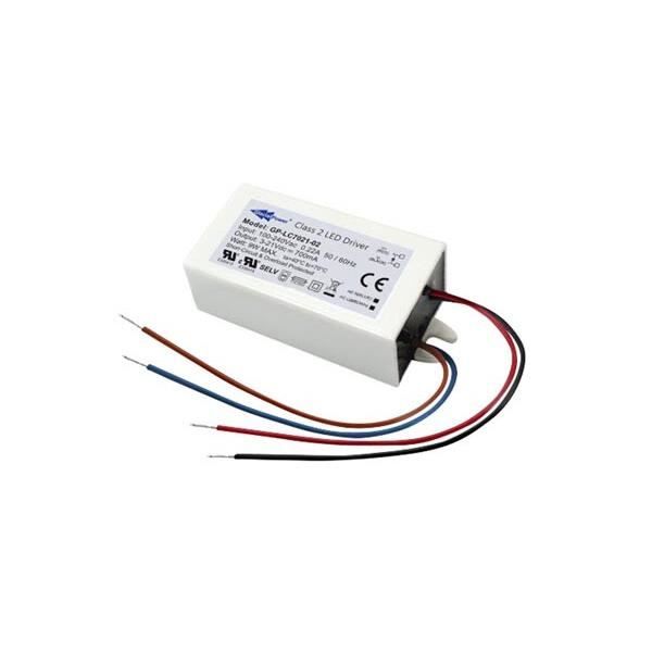 LED-strömförsörjning - GLACIALPOWER - 1 Utgång - 9 W - Plast - IP65 - Elektrisk