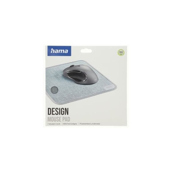 Musmatta - Design - Grå - Smidig kontroll - Precision ner till punkt - Sytt kantband