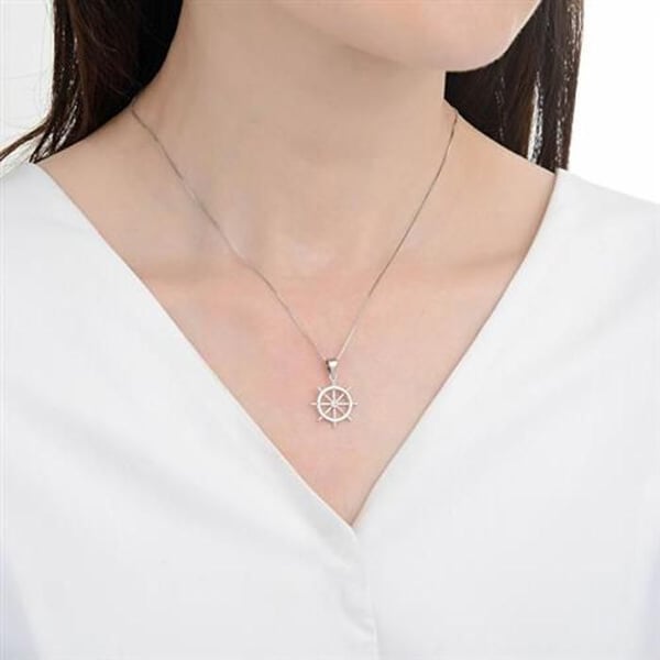 Pendel silver styrhjul P0001093