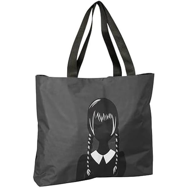Sac Shopping Bag - Safta - ONSDAG - Noir - 50 x 10 x 45 cm - Bekväm och mångsidig