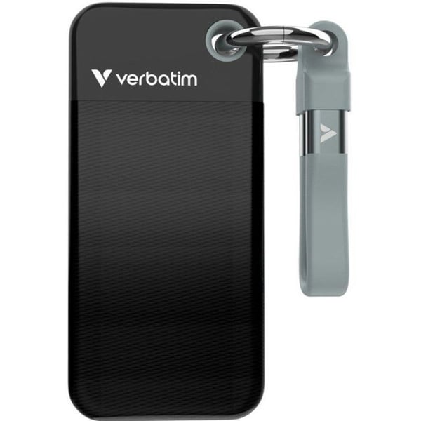 Extern SSD - VERBATIM - Pocket - 1 To - Svart / Grå