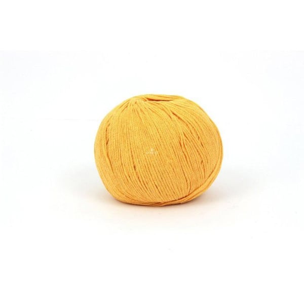 DMC - Återvunnen bomullstråd Eco Vita 3mm 100g Stickning och Virkning Färg. 009 gul