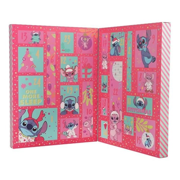 Adventskalender - PALADONE - Stitch - 32 kontorartikler - Julegaver - Unisex