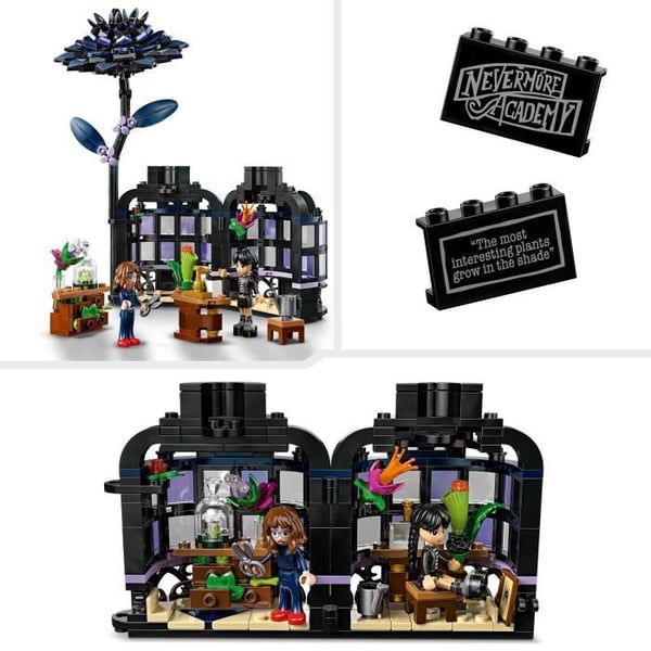 LEGO Onsdag 76784 Den Svarta Dalen - Byggset från 9 år - Konstgjord Blomma
