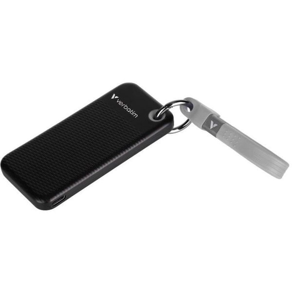 Extern SSD - VERBATIM - Pocket - 1 To - Svart / Grå