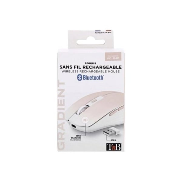 Spritmus - TNB - MWGRADIENTPK - Uppladdningsbar - Bluetooth och Dongle - Pastellrosa