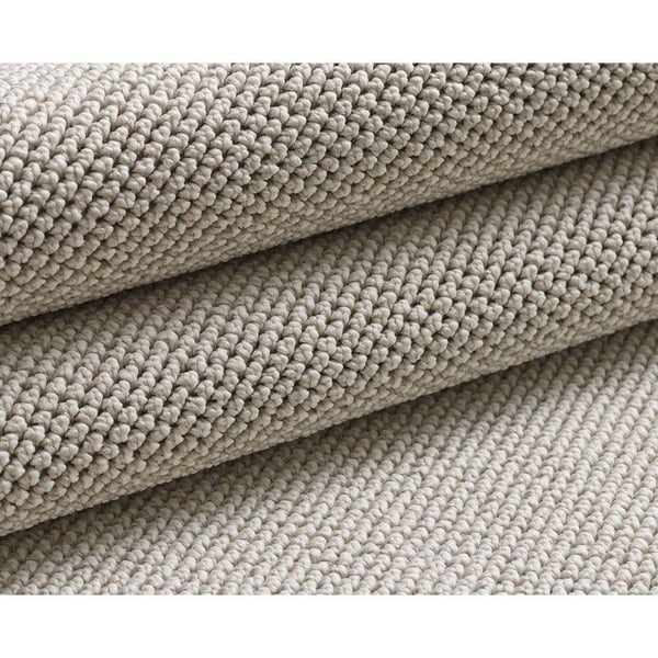 Inomhustapet - MELIS HOME - Kräm - 120X120 cm - Modern - Jutebaksida