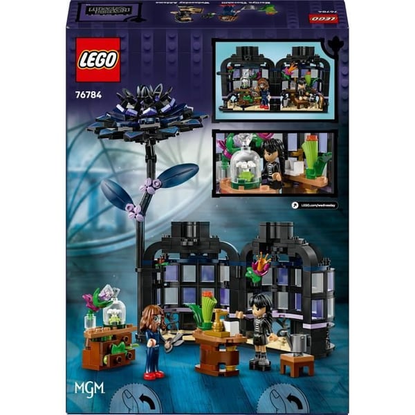 LEGO Onsdag 76784 Den Svarta Dalen - Byggset från 9 år - Konstgjord Blomma