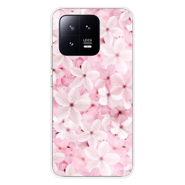 Tryckt silikonfodral som är kompatibelt med Xiaomi 13 Sakura