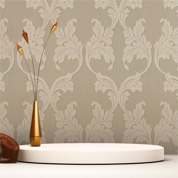 Barocktapet Nicolo M1-No.3773 Beige Barockklassisk