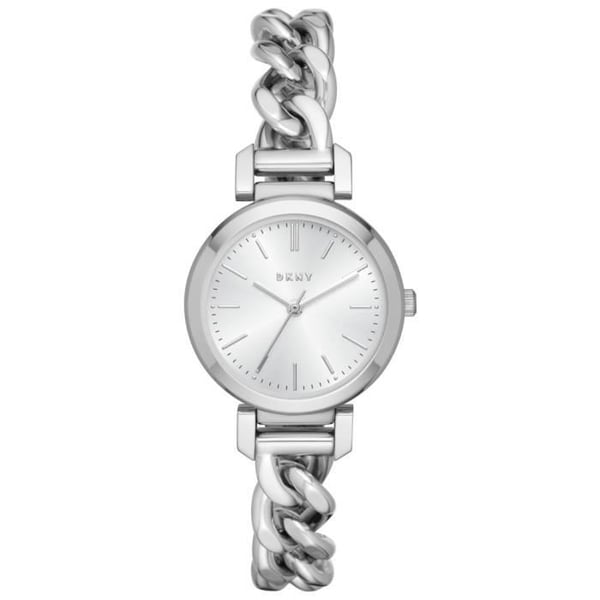 Damklocka - DKNY - NY2664 - Analog - 50 m vattentät - Silverstål