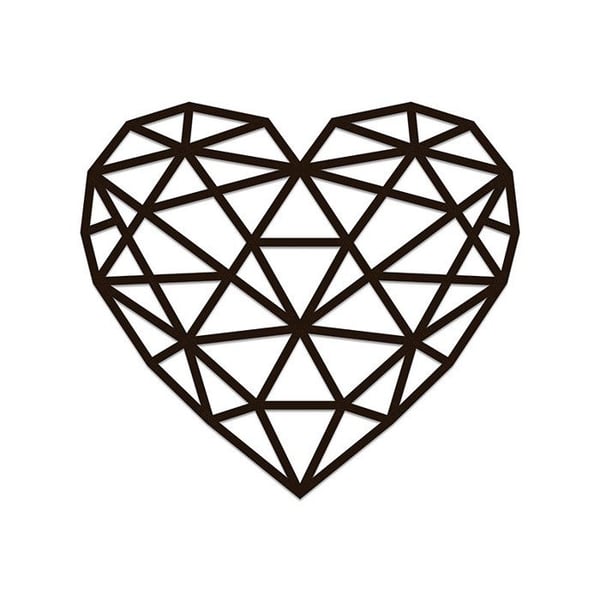 Träväggspussel - Hjärta 61,5 cm