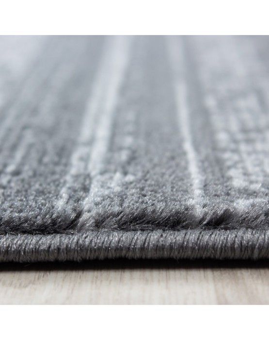 Ayyildiz - Mat för vardagsrum eller modern ungdomsdesign med kort lugg Grå Antracit - (160x230 cm)