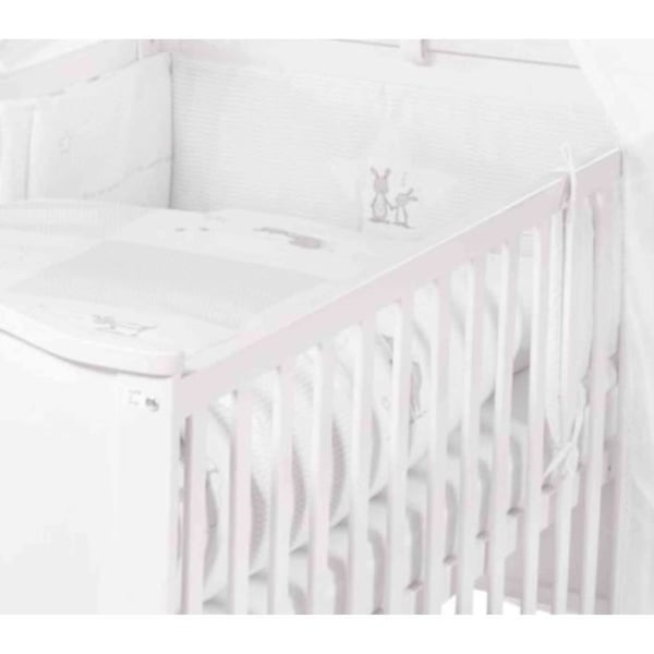 Lit baby evolutif ROBA Fox & Bunny 70x140 cm - Vit