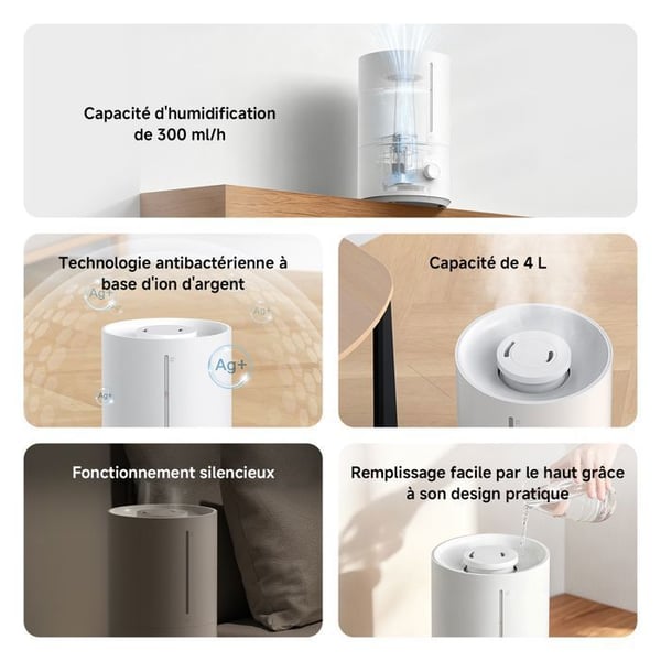 Luftfuktare - Xiaomi - 2 Lite - Vit - 2 års garanti - 14 dagars retur