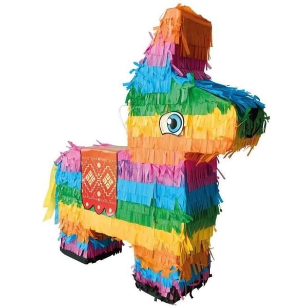 Pinata - LITEN CLOWN - Åsna - Flerfärgad - 39 x 44 cm - Inomhus