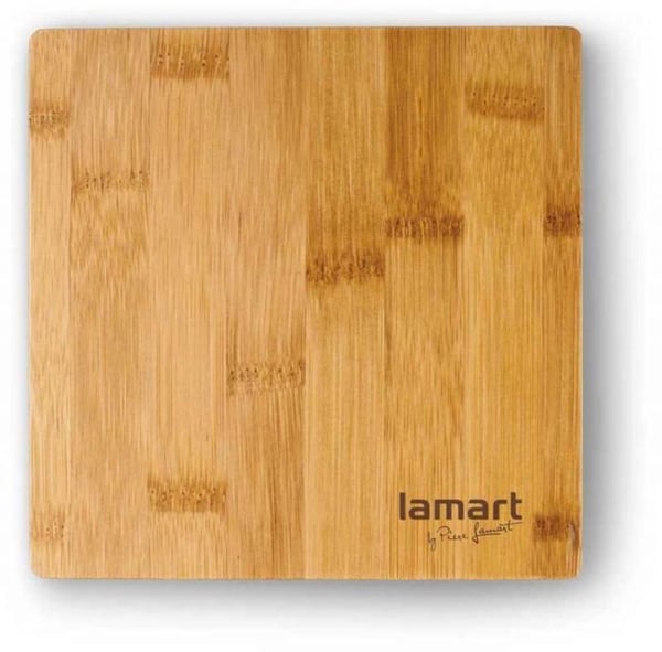 Krydderi sæt - Lamart - LT7010 - Drejelig bambusstøtte - Modstandsdygtigt glas - 12 stk