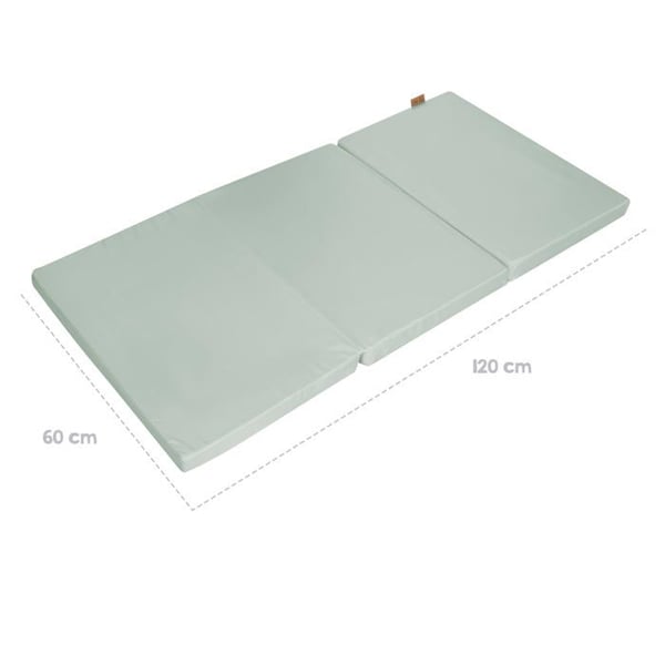 Resefällsäng för Bebis ROBA - Inkluderar Transportväska - 60x120 cm - Frostgrön
