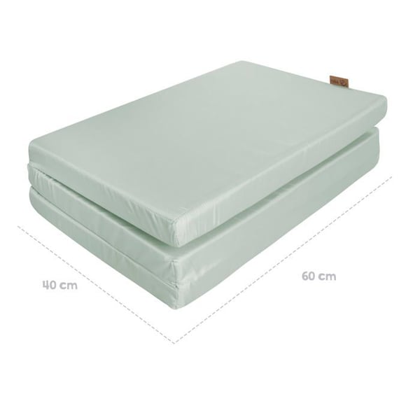 Resefällsäng för Bebis ROBA - Inkluderar Transportväska - 60x120 cm - Frostgrön