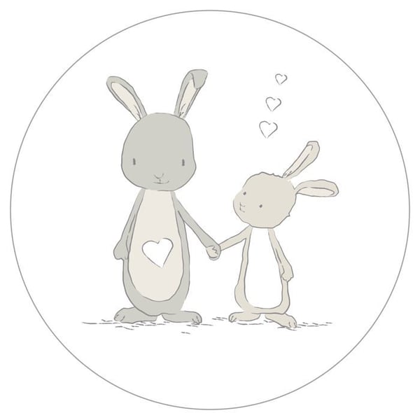 Lit baby evolutif ROBA Fox & Bunny 70x140 cm - Vit