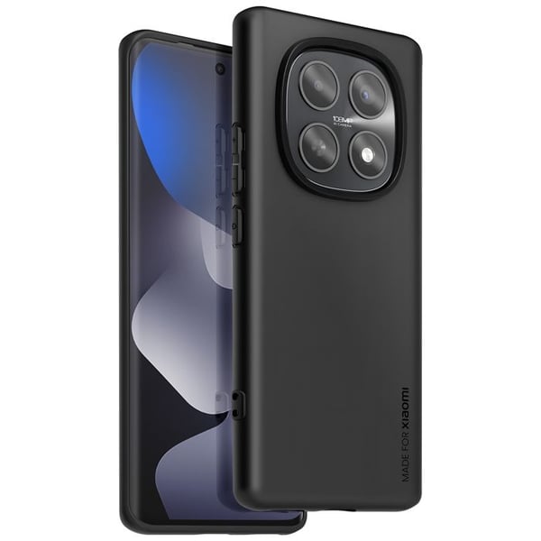 Skyddsfodral för Redmi Note 15 5G / 4G Soft Touch Stötsäker med Förhöjda Kanter Xfm Svart