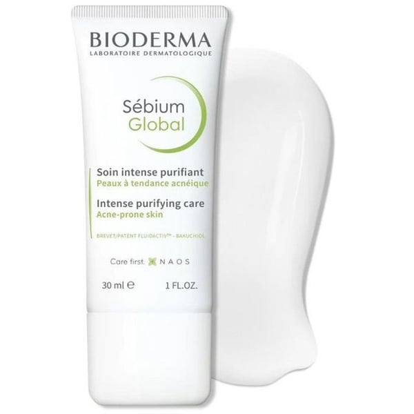Intensiv Renande Vård - BIODERMA - SEBIUM Global - 40 ml - Fet hy - Daglig applicering