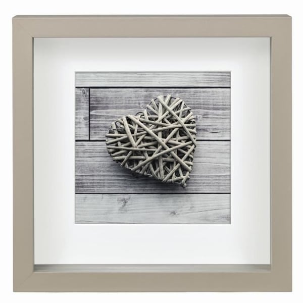 Fotrahållare - Hama - Scala - MDF - Taupe - 15 x 15 cm - Reflekterande