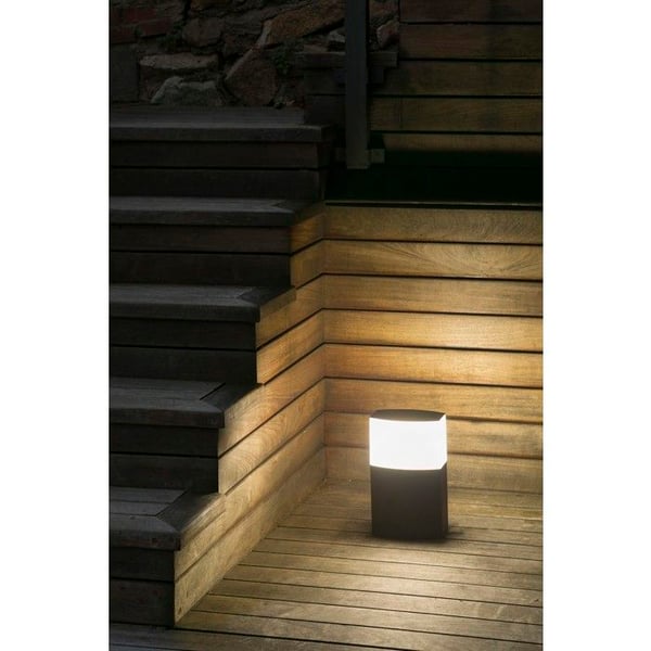 Lampe sobremuro - DATNA - Svart - 20W - Elektrisk - IP44