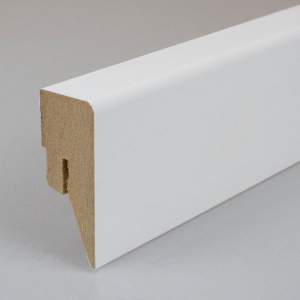 PROVISTON vit plint 16 x 40mm kvadratisk plint MDF