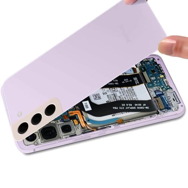 Batteri Cache - SAMSUNG - Galaxy S22 - Lila - Förenklad installation