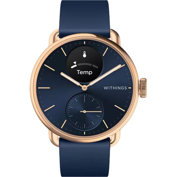 Smarwatch - WITHINGS - ScanWatch 2 - 38 mm - Vattentålighet 5 ATM - EKG, GPS, Hjärthälsa