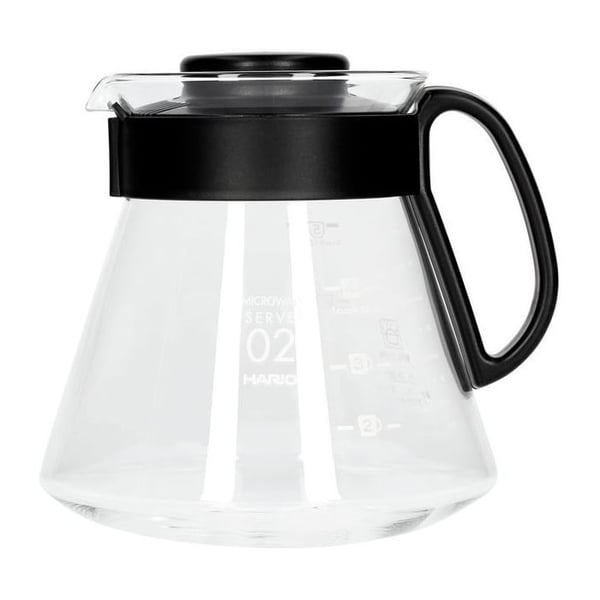 Teapot - HARIO - V60-02 - 600ml - Borosilikatglas - Mikrovågskompatibel