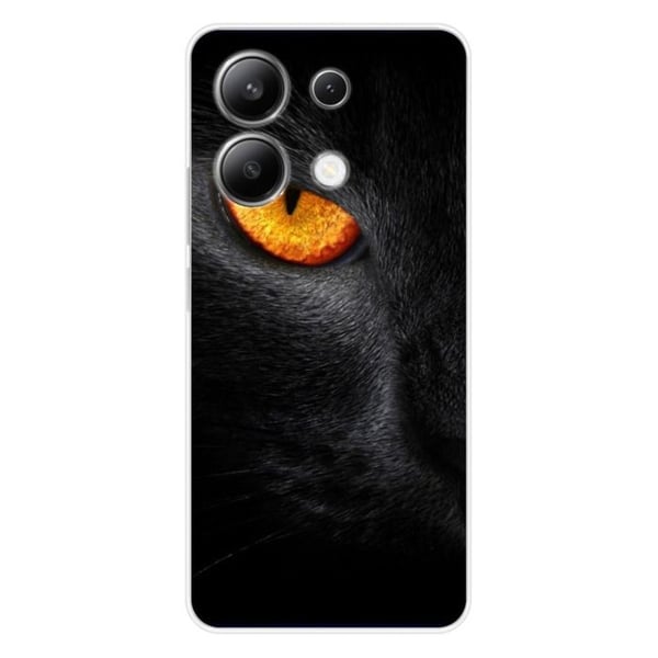Tryckt silikonfodral kompatibelt med Xiaomi Redmi Note 13 4G Eye of Panterre