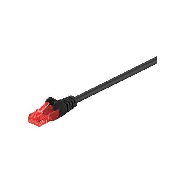 Nätverkskabel CAT 6 - GOOBAY - 10 m - U/UTP - Oskärmad - RJ45 kontakt