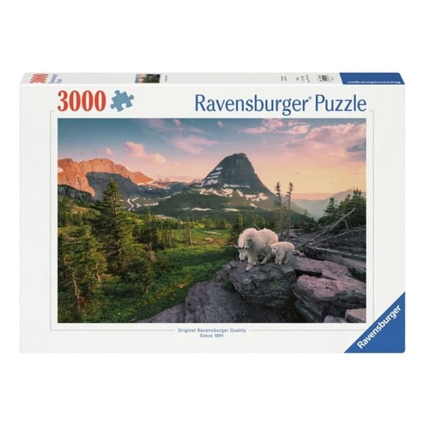 Pussel - RAVENSBURGER - Almbock med bébé - 3000 bitar - Flerfärgad - För vuxna