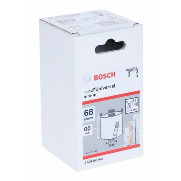 Diamantkrona - Bosch - 2608599047 - 68 mm - Torrborrning - Längd 60 mm