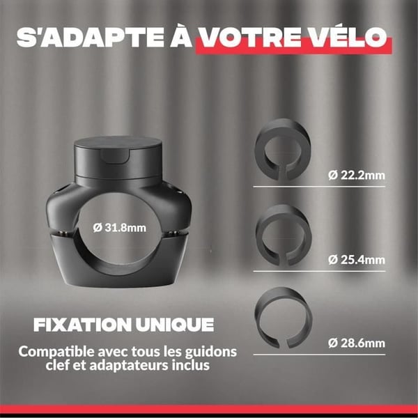 Stödtelefon - SHAPEHEART - PRO - Magnetisk - Vattentät - Avtagbar