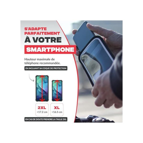 Stödtelefon - SHAPEHEART - PRO - Magnetisk - Vattentät - Avtagbar