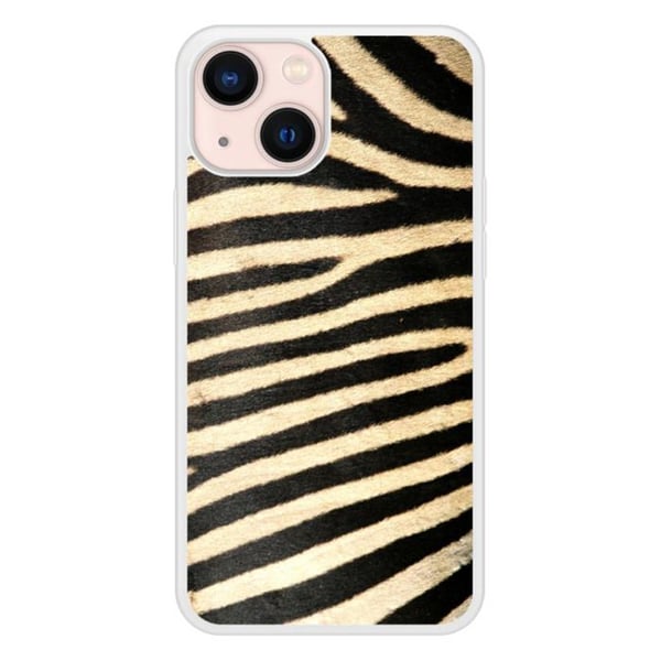 Siliconförstärkt fodral med Zebra-mönster, kompatibelt med Apple iPhone 13 Mini