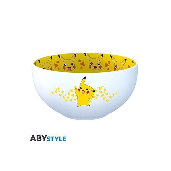 Skål - ABYSTYLE - Pikachu - Keramik - 600 ml - Mikrovågsugnsskompatibel