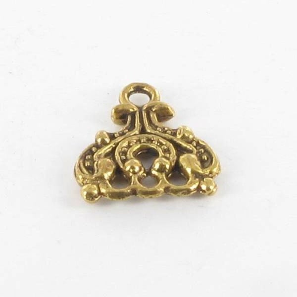 MégaCréa - Hängeberlock Divider prydd 14mm Guld (10 stycken)