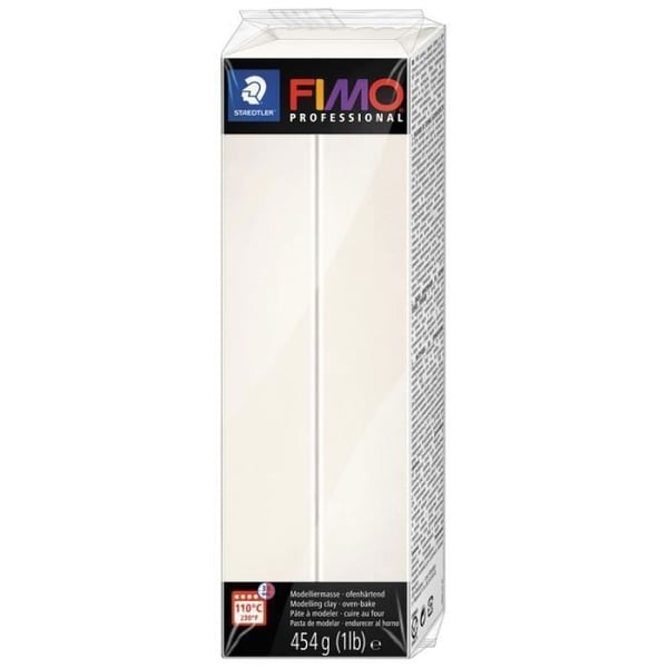 Fimo Paste - STAEDTLER - Professional White 03 - 454 g - För avancerade vuxna