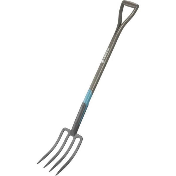 GARDENA NatureLine® spadgaffel – 100 % FSC® trähandtag – Ergo D-handtag – Pinnar av härdat stål – 10 års garanti (17002-20)