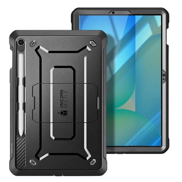Skyddsfodral - SUPCASE - Galaxy Tab S10 FE+ - Stöttålig - Inbyggt Stöd - Förvaring för S Pen